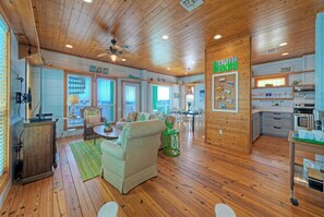 Interior - Port A Retreat • Balcony + Ocean View + Near Beach | Beachview 54 (Port Aransas)
