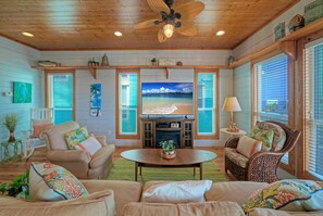 Smart TV, offices - Port A Retreat • Balcony + Ocean View + Near Beach | Beachview 54 (Port Aransas)