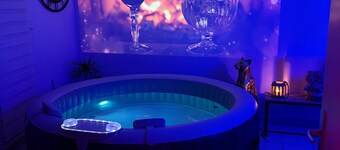 Suite Eden Spa TV XL CinéSport Lit Q-Size P-Gratuit Patio