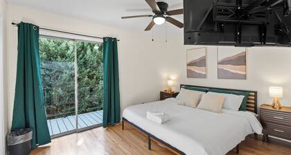 Modern Townhome w/ Balcony • Walk to FUSE Stadium