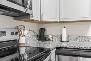 Microwave, oven, stovetop, dishwasher - Modern Townhome w/ Balcony • Walk to FUSE Stadium (Gastonia)