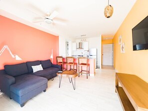 Living area - Ocean Living View -V3-5A- 2 bed, 2 bath (Punta Chame)