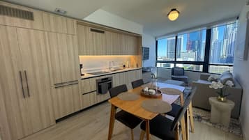 Comfort-Apartment, Stadtblick | Eigene Küche | Toaster