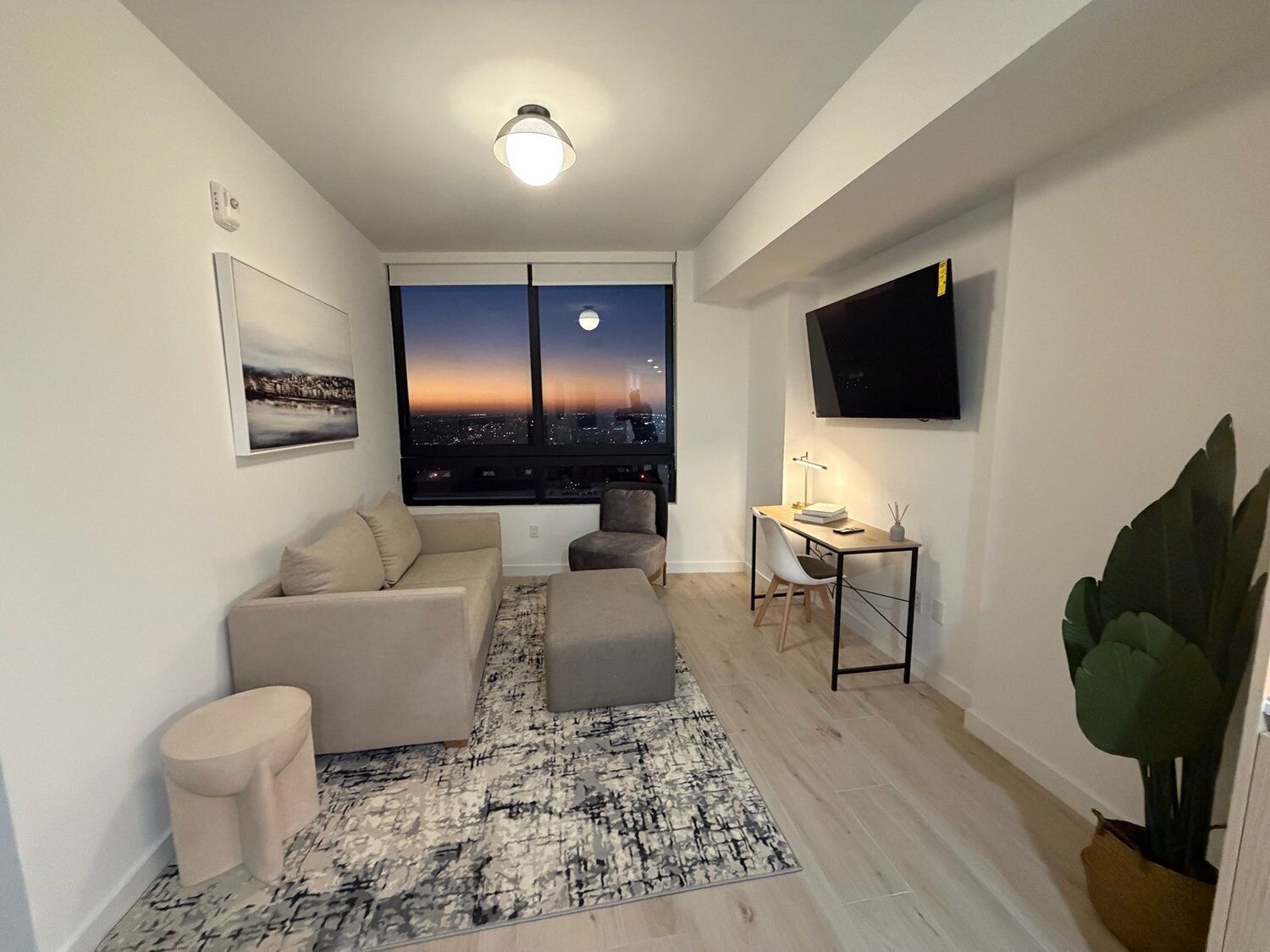 Apartamento, 2 habitaciones, vistas a la ciudad | Zona de estar