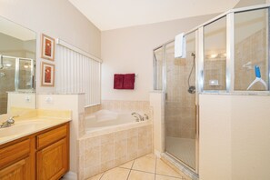 Hair dryer, towels - Perfect pool & spa villa near Disney World (Davenport)