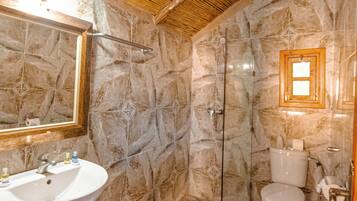 Towels, soap, toilet paper