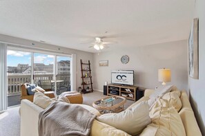 TV - Cayman unit 216C, North Ocean City Condo, Balcony (Ocean City)
