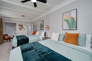 Iron/ironing board, WiFi, bed sheets