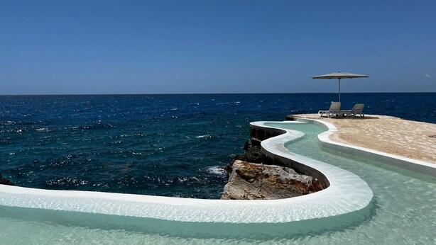 Unclassified image, 1 of 33, button - Sunset Paradise Tracadero Apartment: Sea pools access Private Garden WorkSpace (Dominicus)