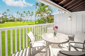 Outdoor dining - Kiahuna Plantation Resort 177 Ocean View 1 Bedroom (Koloa)