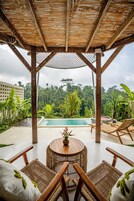 Premium Villa, 1 King Bed, Patio, Valley View | Terrace/patio