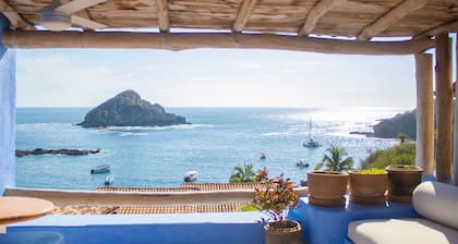 2 Bedroom casita panoramic ocean views in Careyes