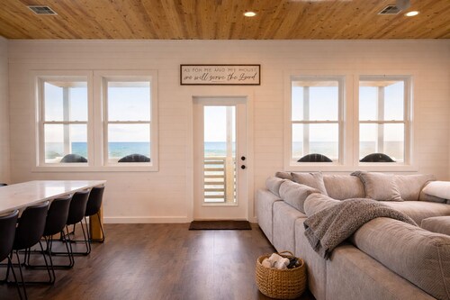 Beachfront Home,  Private Heated Pool, Pet Friendly, Golf Cart Included