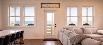 Beachfront Home,  Private Heated Pool, Pet Friendly, Golf Cart Included