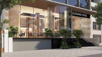 Voorkant van accommodatie