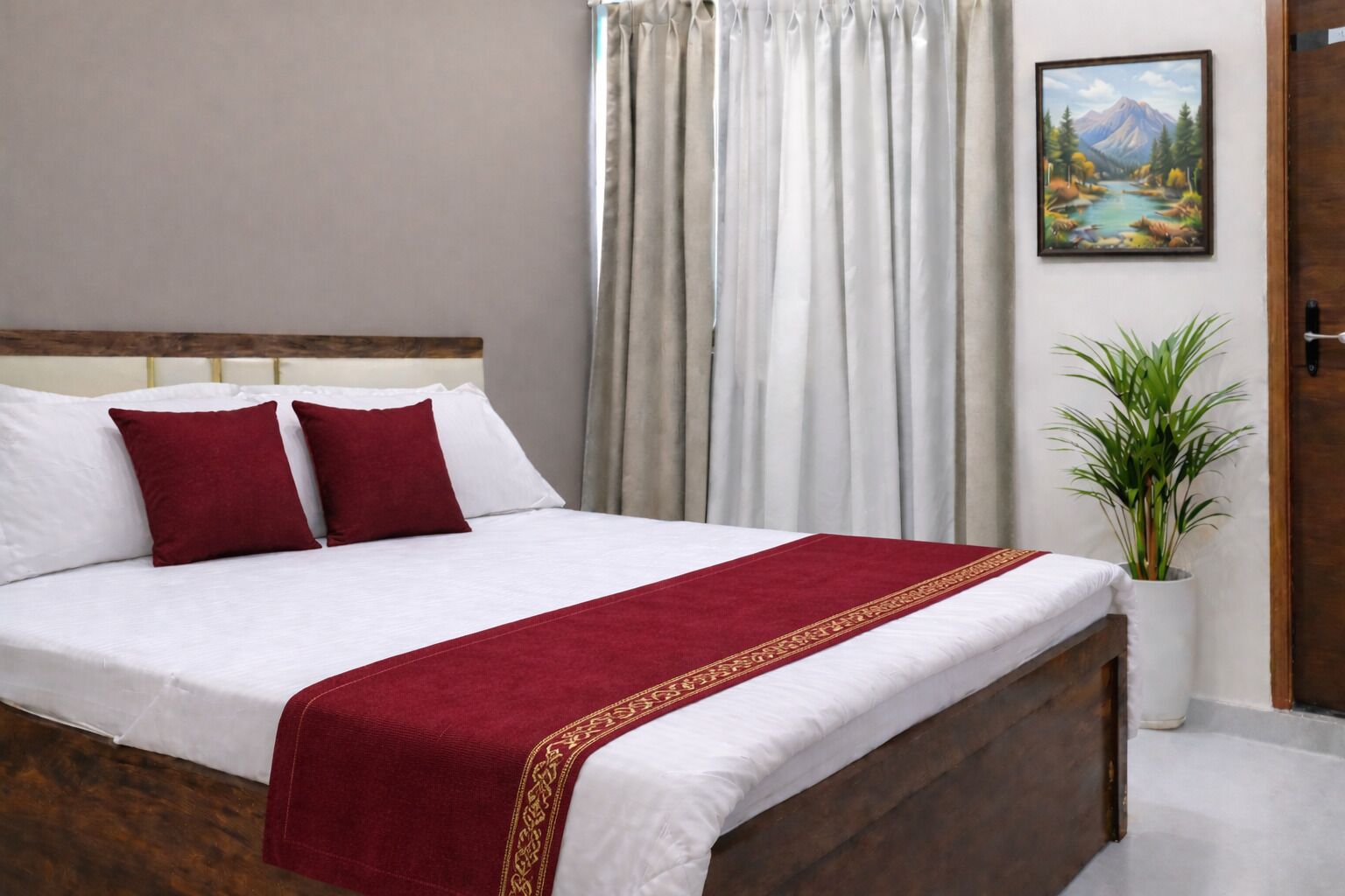 Standard-Doppelzimmer | Hochwertige Bettwaren, Daunenbettdecken