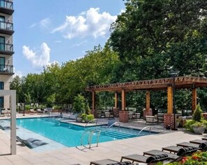 Pool - The Panorama Haven | Bright 3BR Luxury in Buckhead (Atlanta)