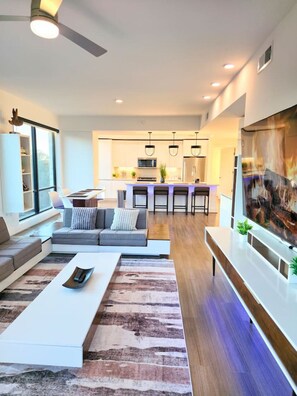 TV - The Panorama Haven | Bright 3BR Luxury in Buckhead (Atlanta)
