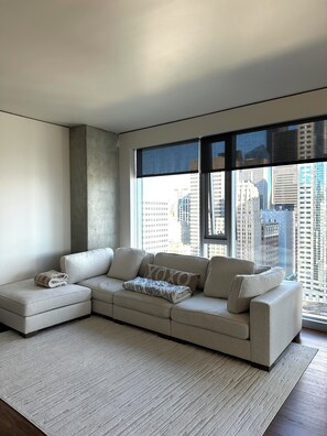 Smart TV - 2-bedroom apartment in delightful Seattle with cool AC breeze (Seattle)