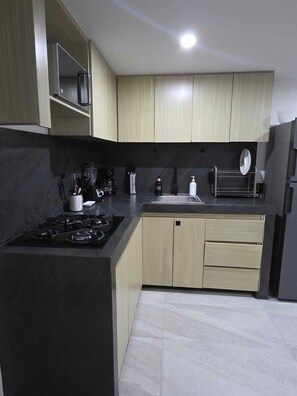 Private kitchen - Bay front apartment with beautiful view, come relax and enjoy. (Acapulco de Juárez)