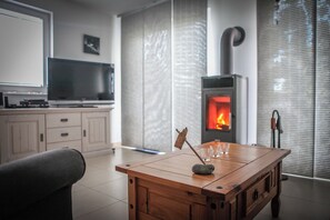 Interior - Vacation home Wellenbrecher TOP location with sauna - whirlpool - fireplace - Wlan - Wii (Glowe)
