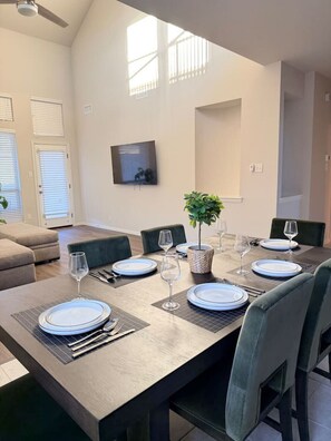 Dining - Bright Open-Concept 4BR Home w/ Huge Backyard (Denton)