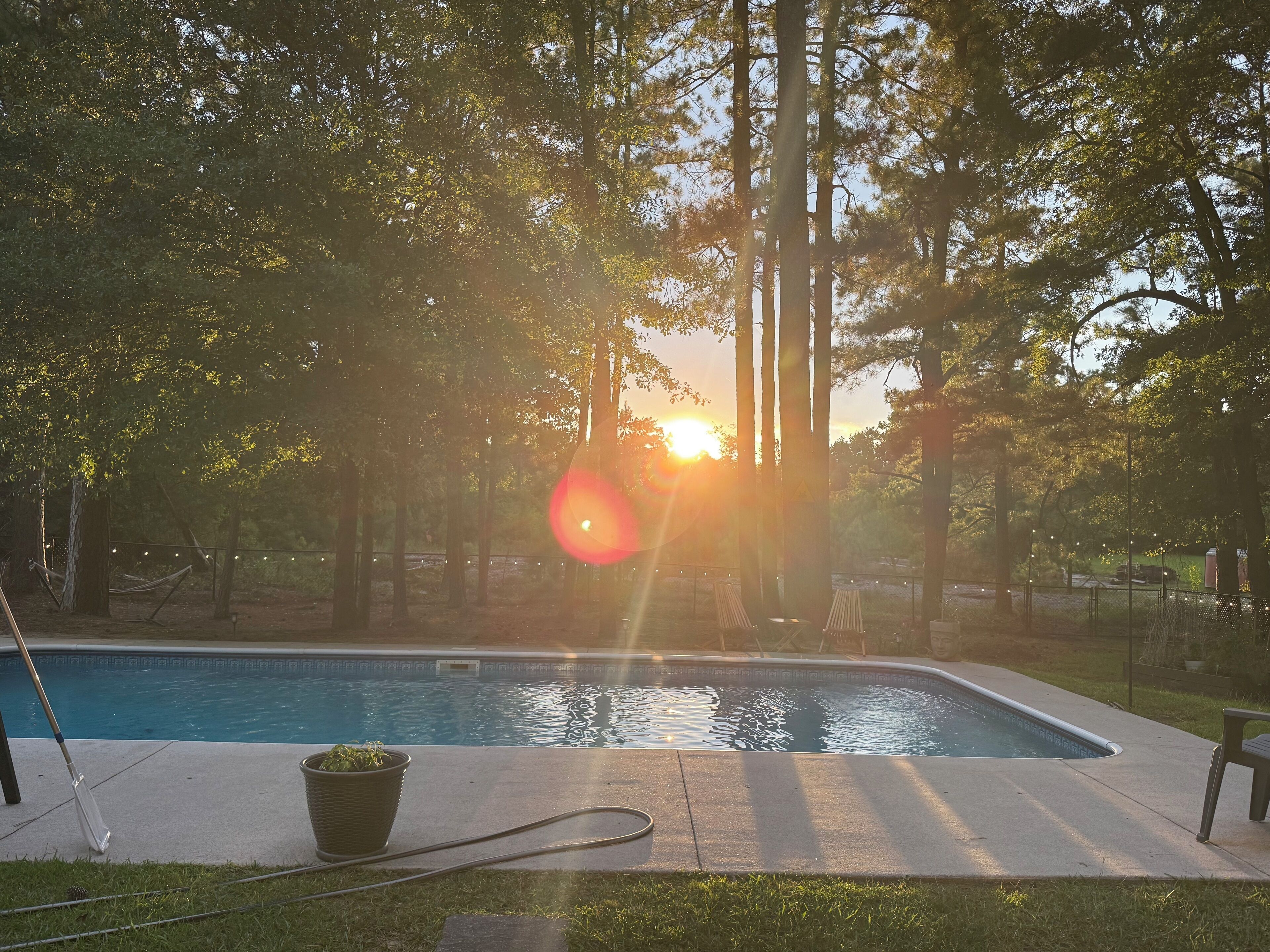 Alberca al aire libre 