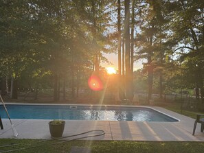 Alberca al aire libre 