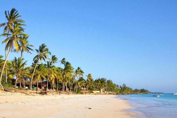 On the beach, white sand, 13 beach bars