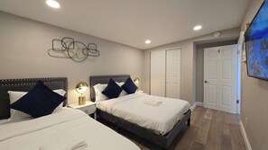 2 slaapkamers, een strijkplank/strijkijzer, wifi, beddengoed