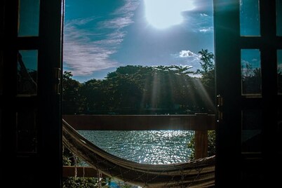 Apartment in Rio Barra da Tijuca, beautiful view, close to the beach, across from the subway.