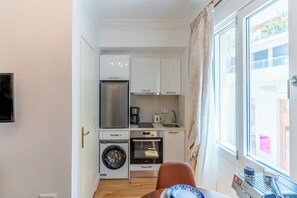 Deluxe suite, uitzicht op de stad | Privékeuken