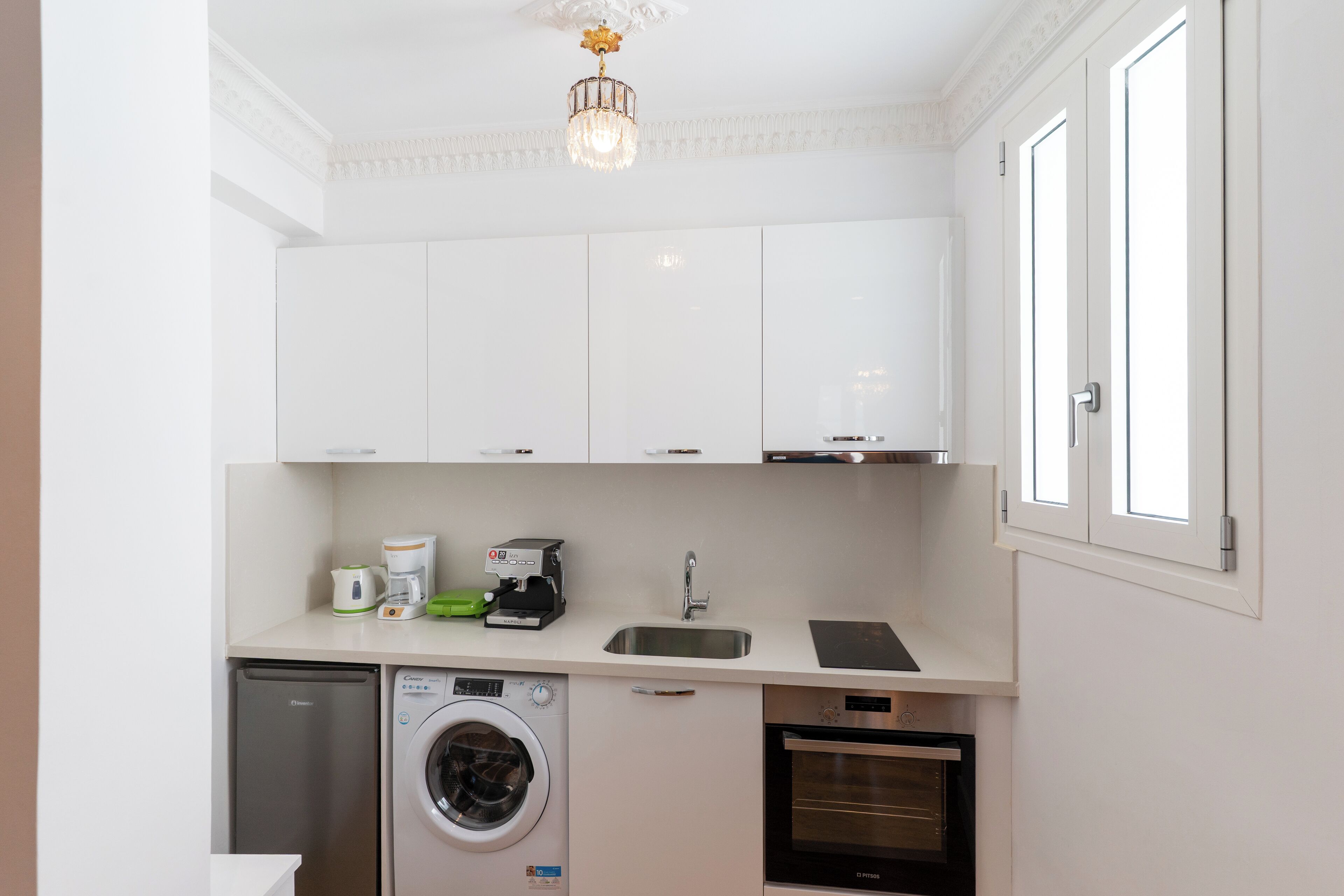 Deluxe-Suite, Balkon, Stadtblick | Eigene Küche