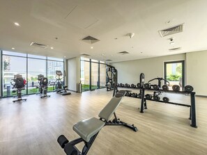 Gym - Superhost Modern 1BR in Azizi Riviera (Dubai)