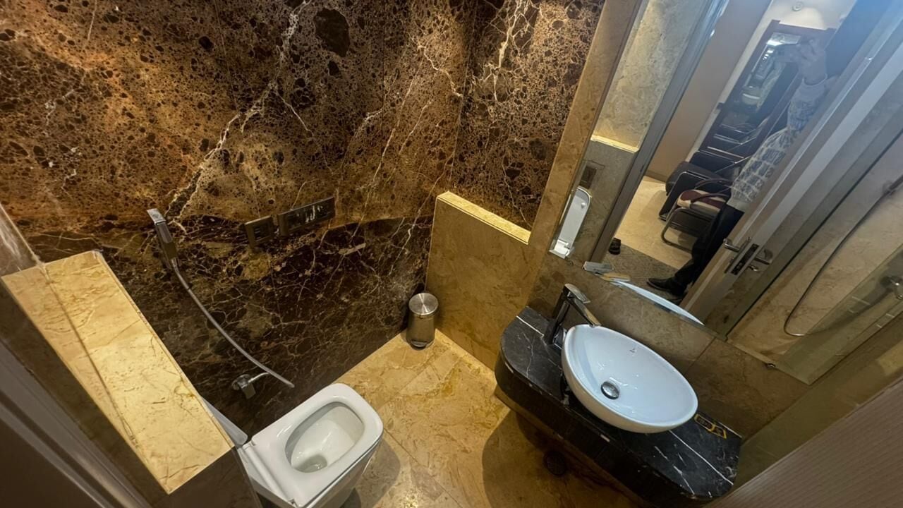 Free toiletries, hair dryer, slippers, towels