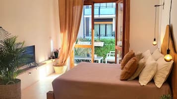 Doppia Deluxe, balcone | Wi-Fi gratuito