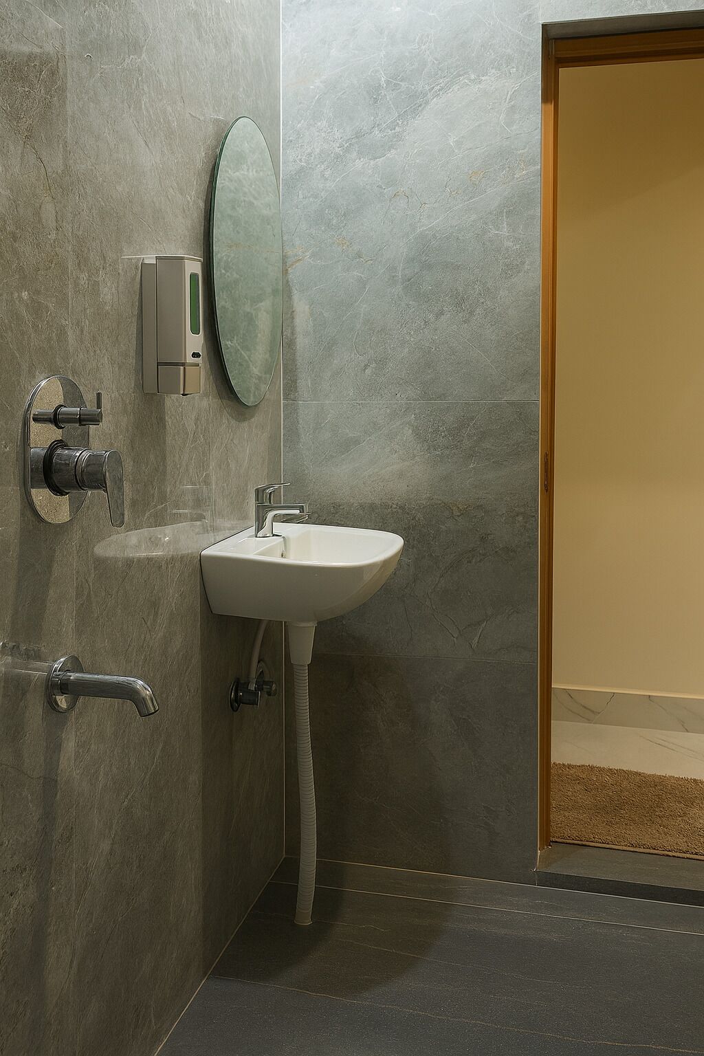 淋浴設備、毛巾、肥皂、洗髮精