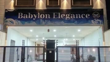 Façana frontal de l'allotjament