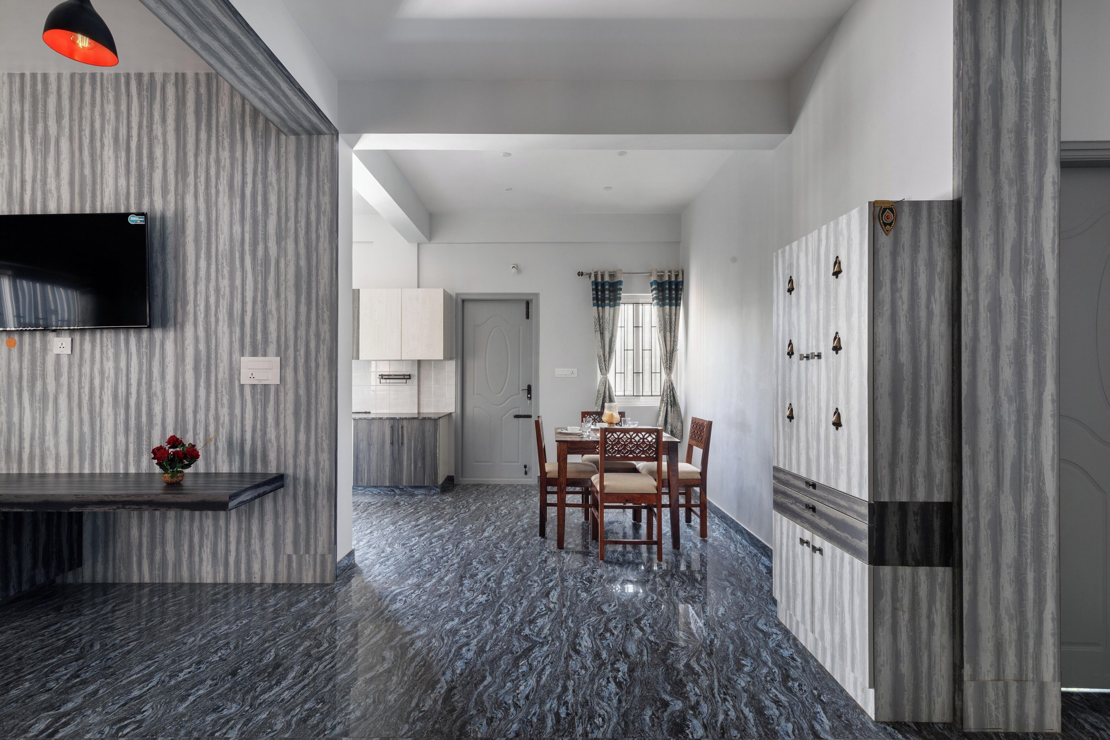 Apartment (2 Bedrooms) | Living area | TV