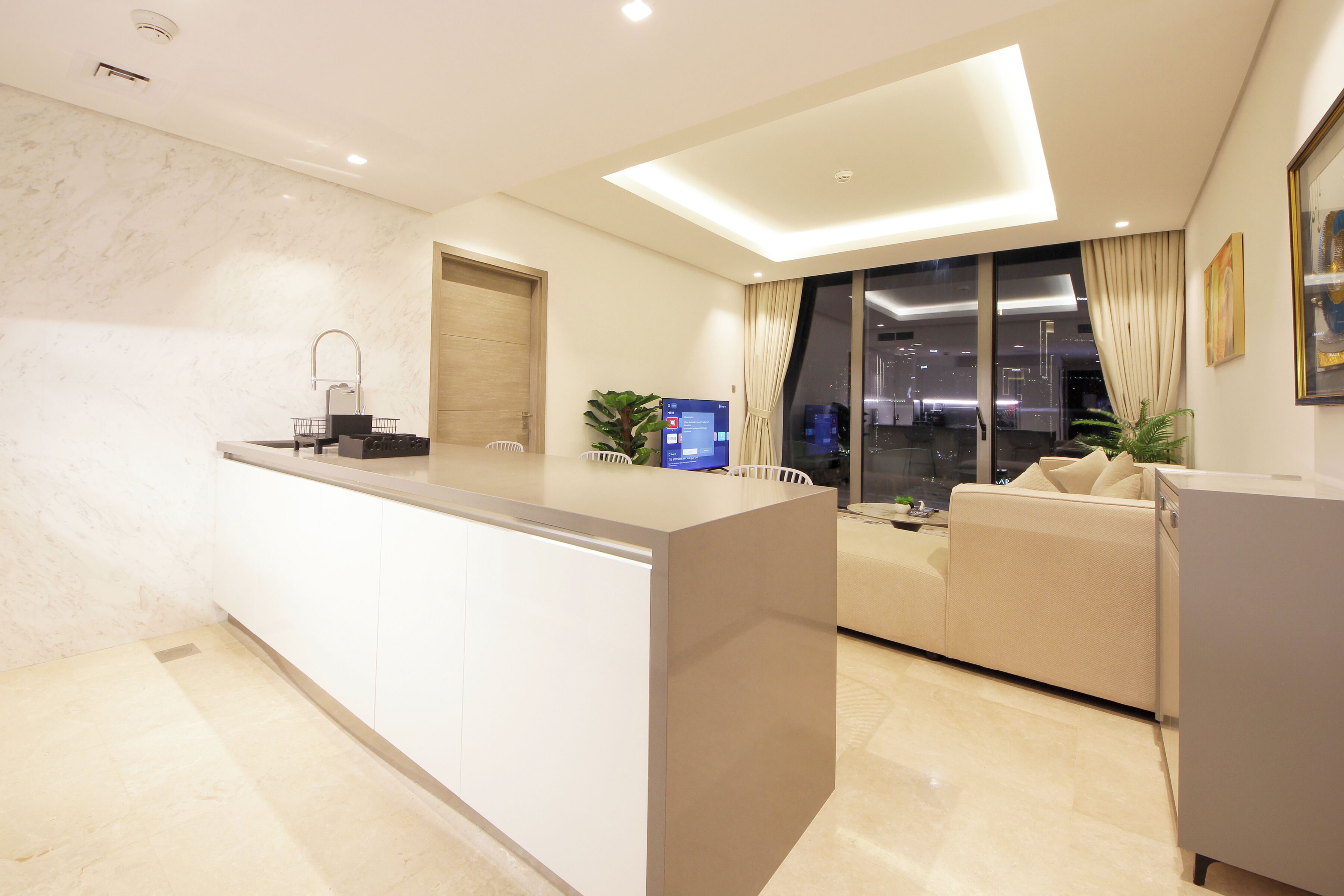 公寓, 阳台, 城市景观 | 私人厨房