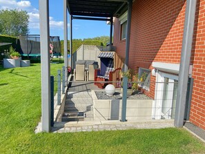 Terrace/patio - Modern basement apartment with terrace (Heringsdorf)
