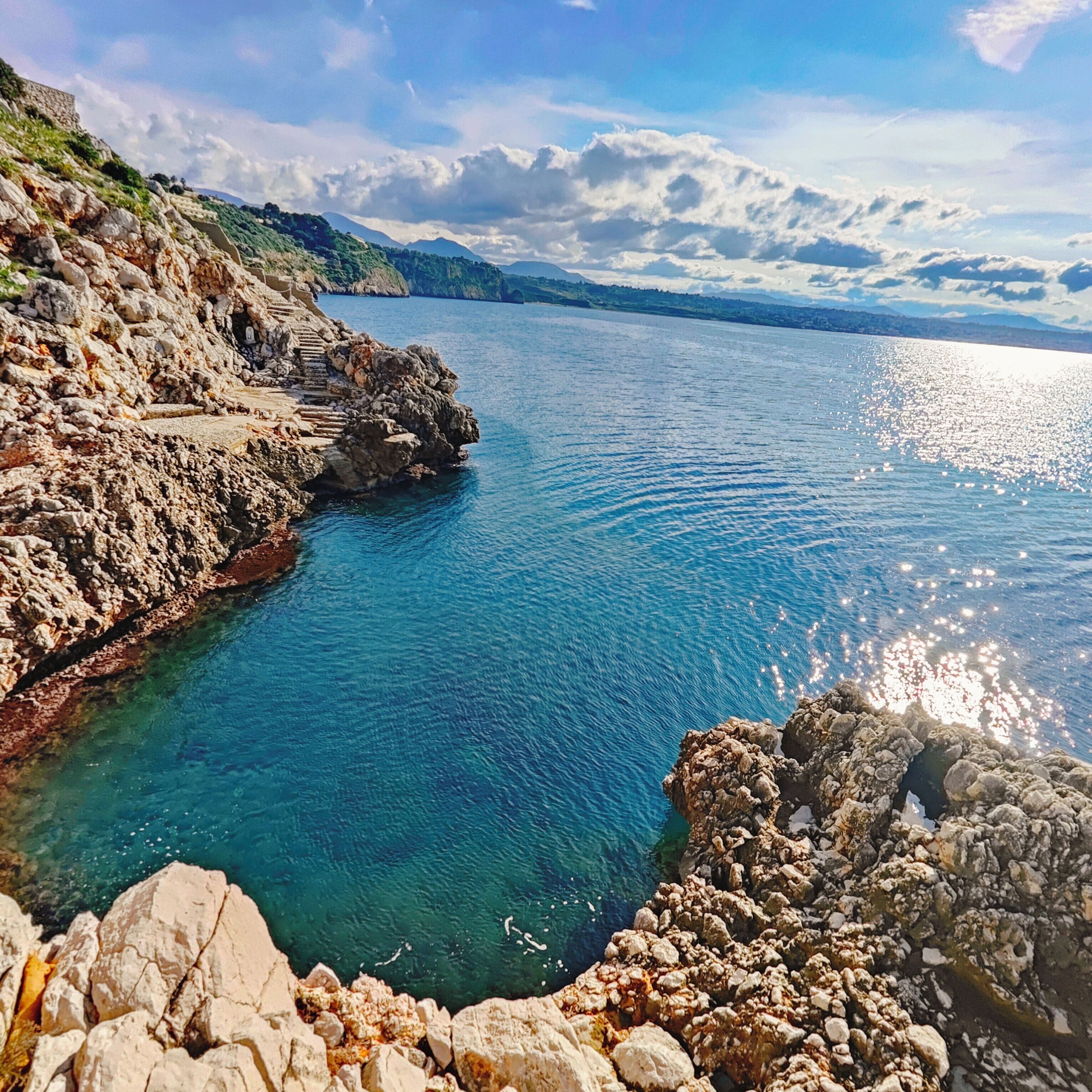 Vue sur la plage ou l’océan