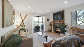 Smart TV, fireplace - Ski Steps Away: Canyons Resort Ski-in Condo (Park City)
