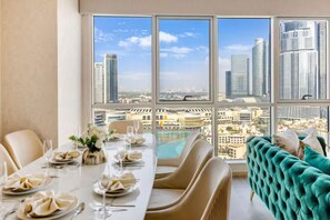 Dining - Durrani Homes-Grandiose 4 BR besides Burj Khalifa (Dubai)