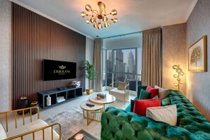 TV - Durrani Homes-Luxe Living 3BR Besides Burj Khalifa (Dubai)