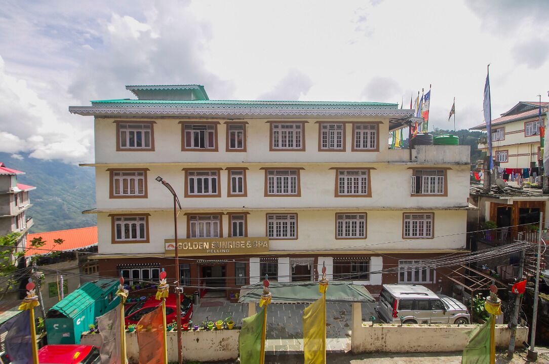 Majoituspaikan julkisivu