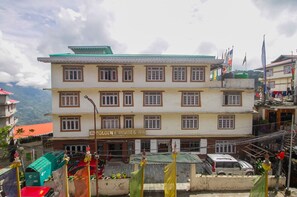 Majoituspaikan julkisivu