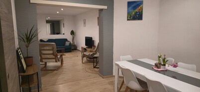 Quiet 2-6 person house with garden in Le Havre, perfect for a stay in Normandy