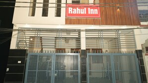 A multi-story building with a sign reading "Rahul Inn." - Hotel Rahul inn  (Lucknow)