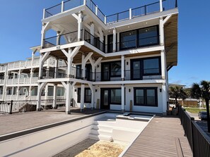 Exterior - Experience luxury at 'How Suite It Is'—14-bedroom oceanfront retreat in Oak Island! (Oak Island)